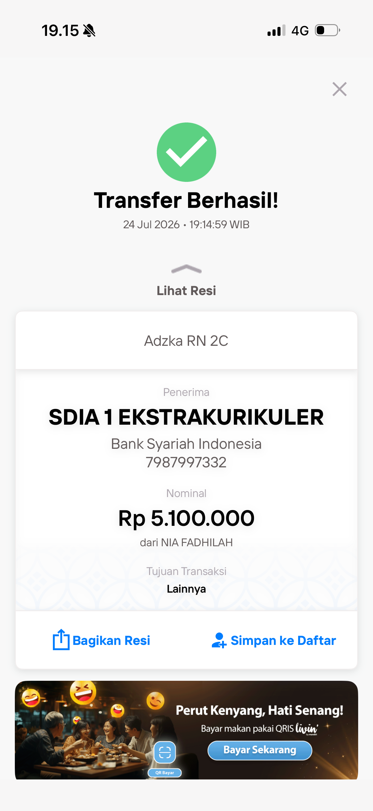 Bukti TF Adzka Rafanial Nibras