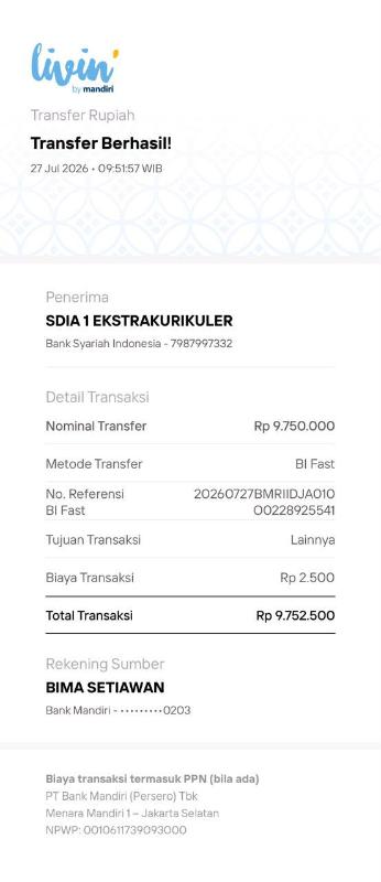 Bukti TF Muhammad Raihan Alfarizi